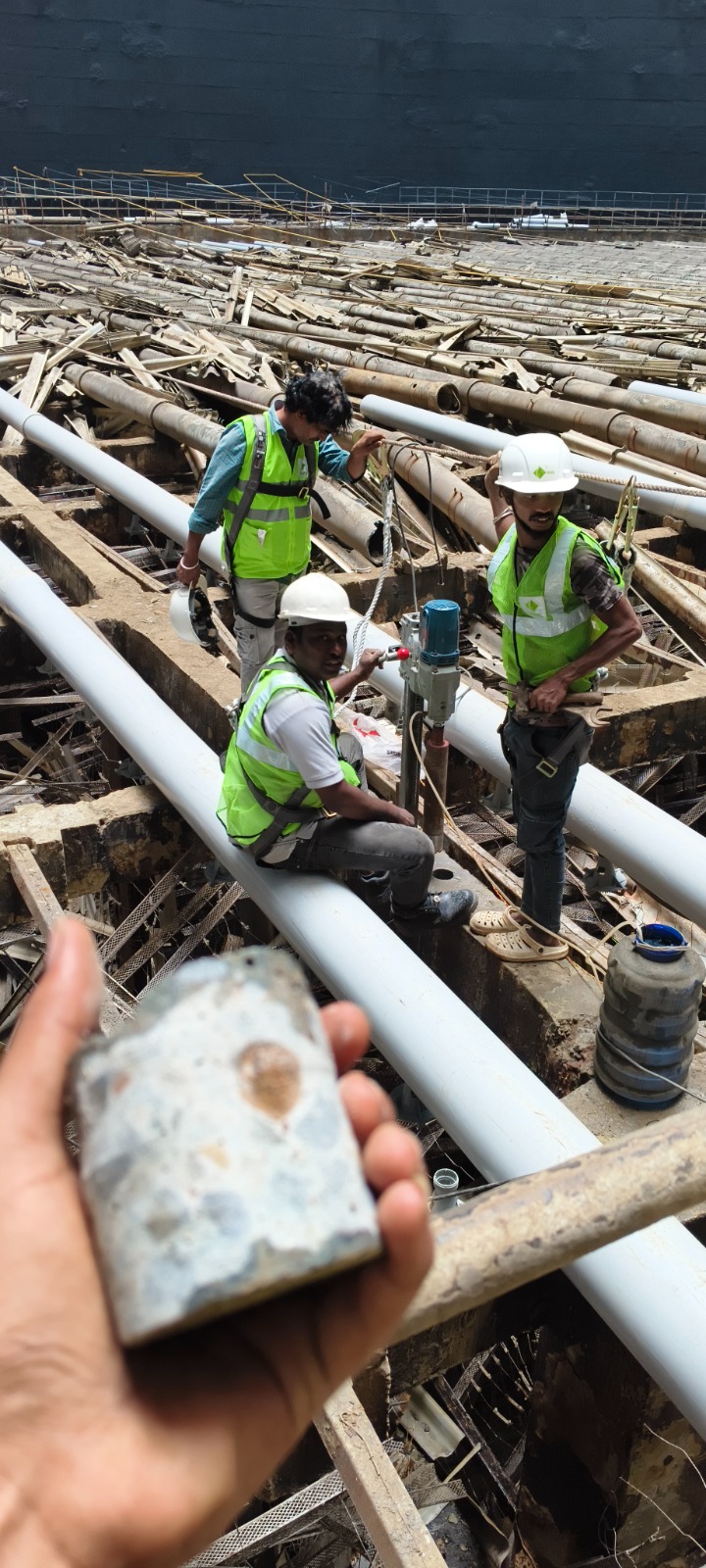 Core cutting test 2